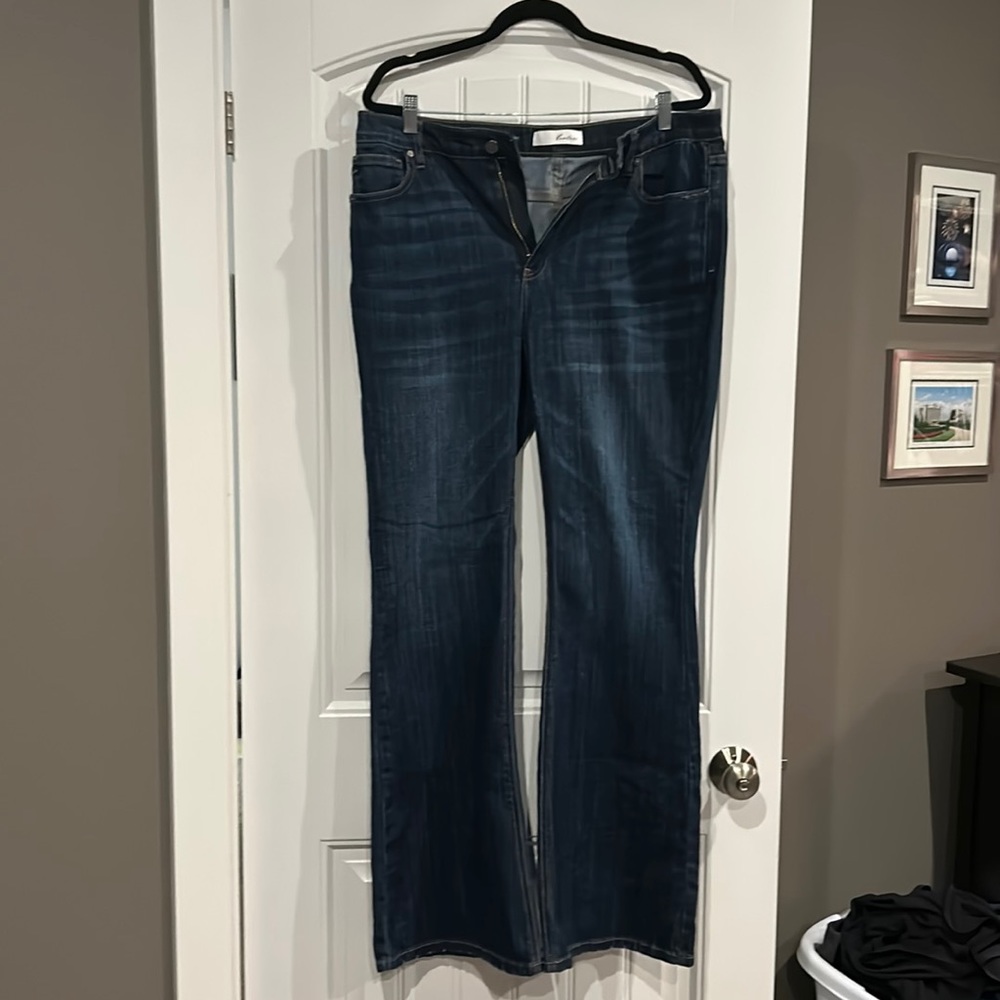NWOT Kancan wide leg jeans with stretch size XL
